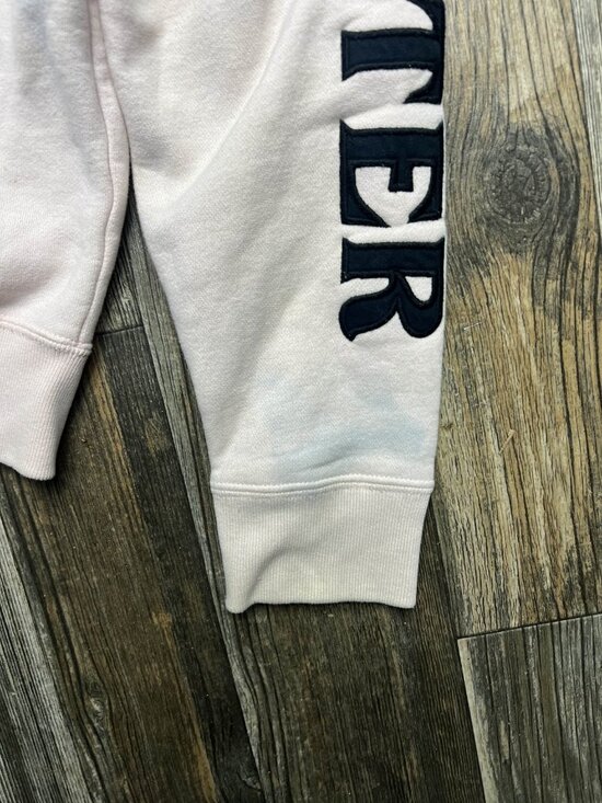 Hollister Hoodie Sweatshirt with Leopard Patch, Women Size Medium,  Light Pink - Picture 4 of 8